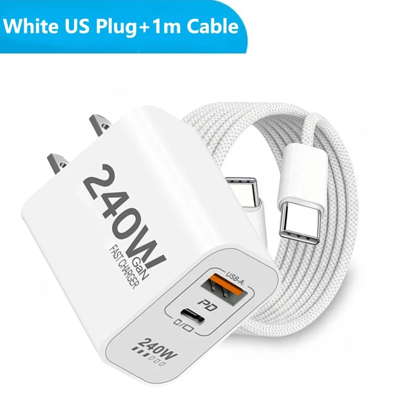 Cargador rápido USB tipo C