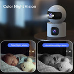 Camara Inteligente De Seguridad Dual Para El Hogar